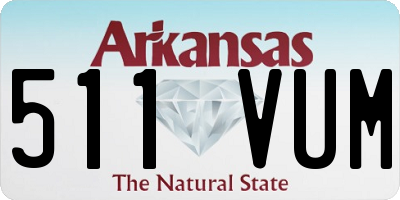 AR license plate 511VUM