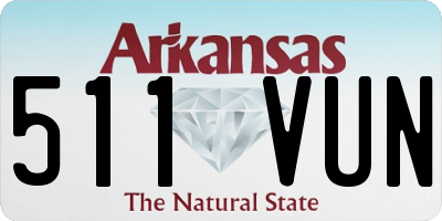AR license plate 511VUN