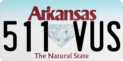 AR license plate 511VUS