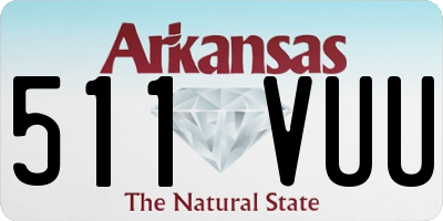 AR license plate 511VUU