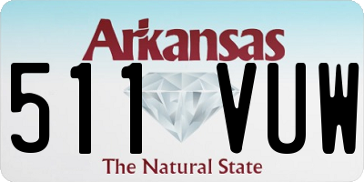 AR license plate 511VUW