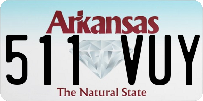 AR license plate 511VUY