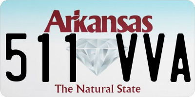 AR license plate 511VVA
