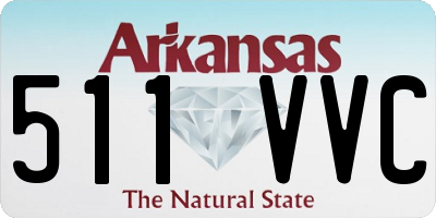 AR license plate 511VVC