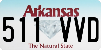 AR license plate 511VVD
