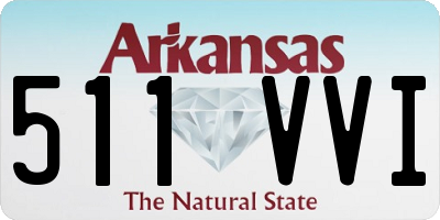 AR license plate 511VVI