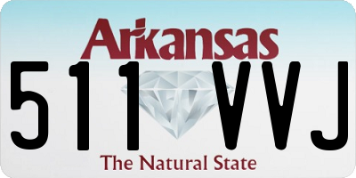 AR license plate 511VVJ