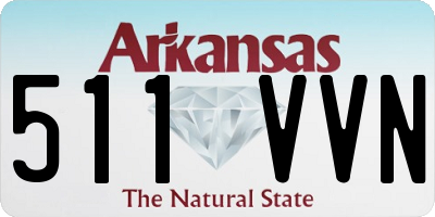 AR license plate 511VVN