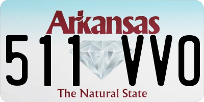 AR license plate 511VVO