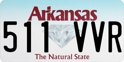 AR license plate 511VVR