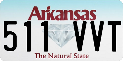 AR license plate 511VVT