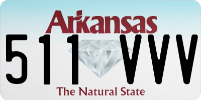 AR license plate 511VVV
