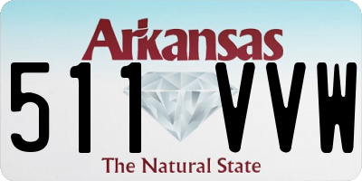 AR license plate 511VVW