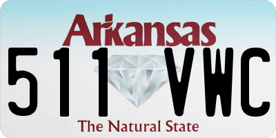 AR license plate 511VWC