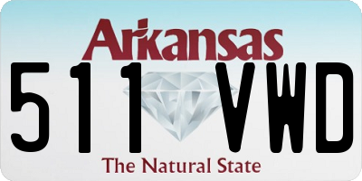 AR license plate 511VWD
