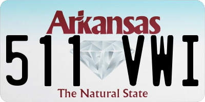 AR license plate 511VWI