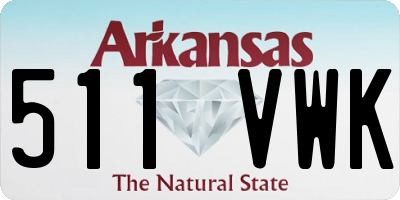 AR license plate 511VWK