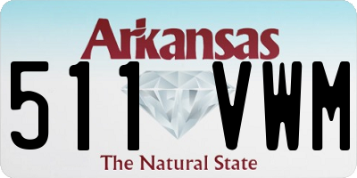 AR license plate 511VWM