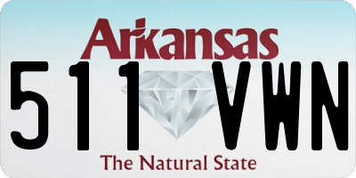 AR license plate 511VWN