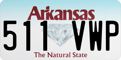 AR license plate 511VWP