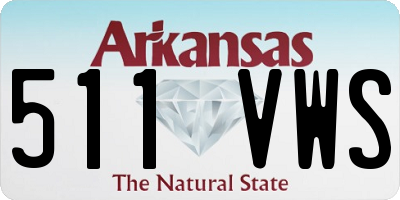 AR license plate 511VWS