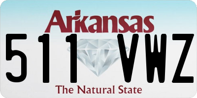 AR license plate 511VWZ