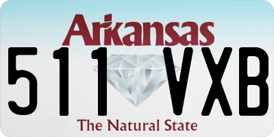 AR license plate 511VXB