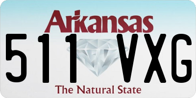 AR license plate 511VXG