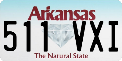AR license plate 511VXI