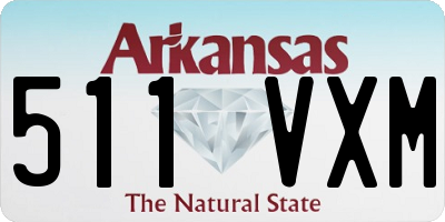 AR license plate 511VXM