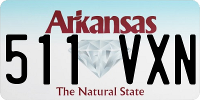 AR license plate 511VXN