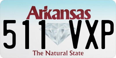 AR license plate 511VXP