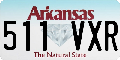 AR license plate 511VXR