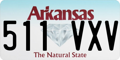 AR license plate 511VXV