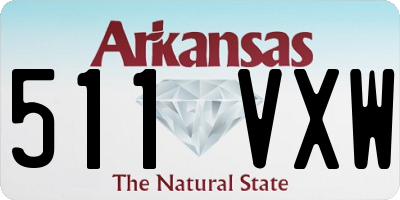 AR license plate 511VXW
