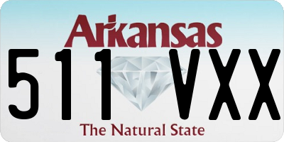 AR license plate 511VXX