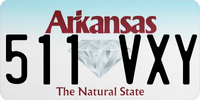 AR license plate 511VXY