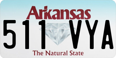 AR license plate 511VYA