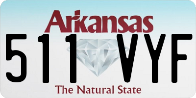 AR license plate 511VYF