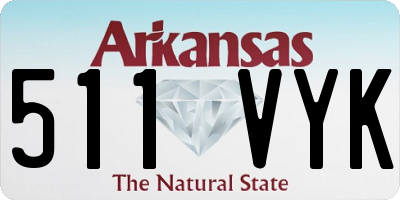 AR license plate 511VYK