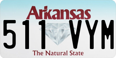 AR license plate 511VYM