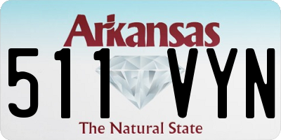 AR license plate 511VYN
