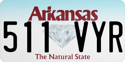 AR license plate 511VYR