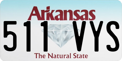 AR license plate 511VYS