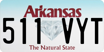 AR license plate 511VYT