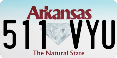 AR license plate 511VYU
