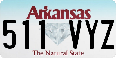 AR license plate 511VYZ