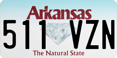 AR license plate 511VZN