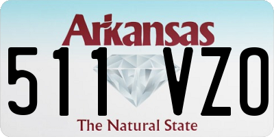AR license plate 511VZO