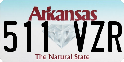 AR license plate 511VZR